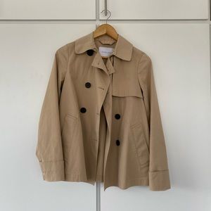 Everlane cropped trench coat XS